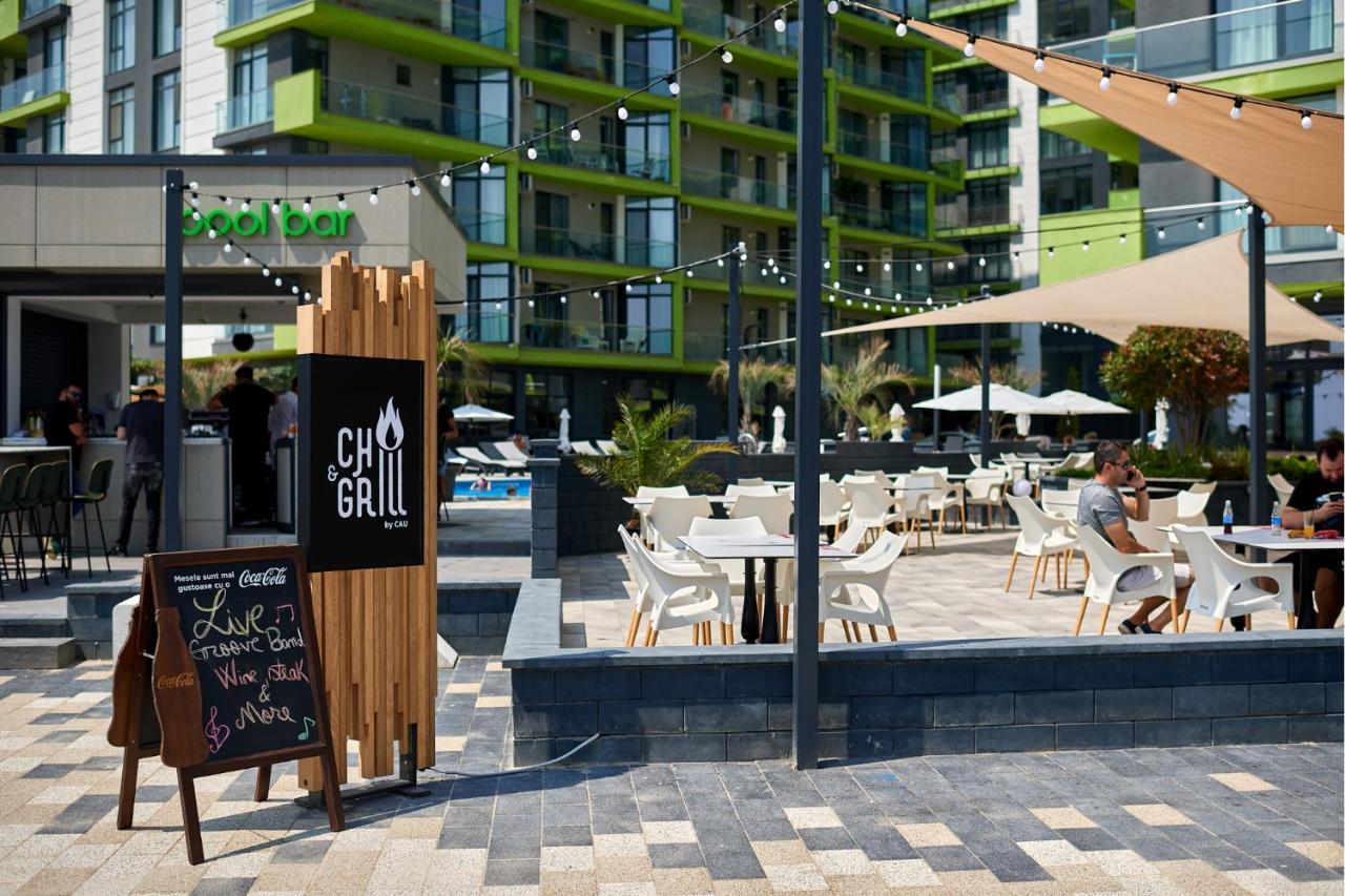 Cristalex Aparthotel & Spa Mamaia Nord Năvodari Exteriér fotografie
