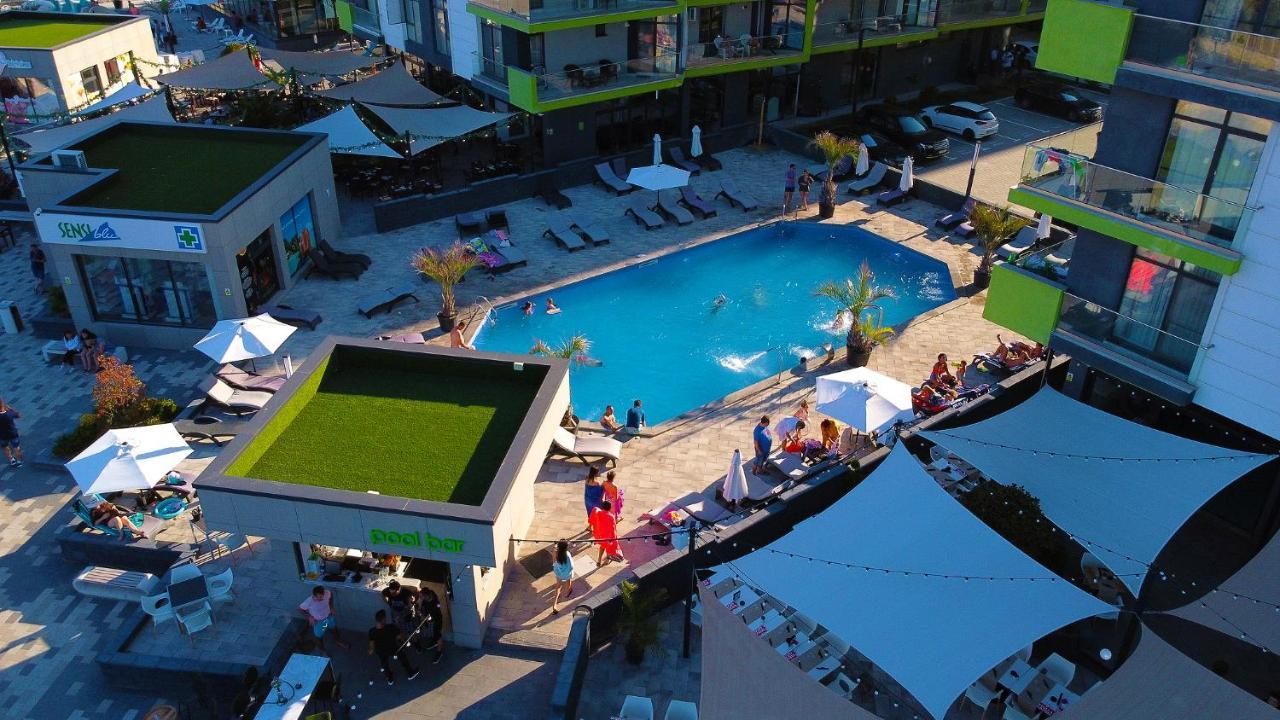 Cristalex Aparthotel & Spa Mamaia Nord Năvodari Exteriér fotografie